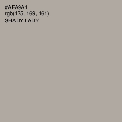 #AFA9A1 - Shady Lady Color Image